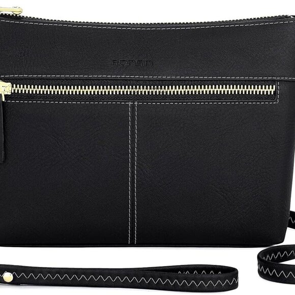 Crossbody Bag for Women Vegan Leather Shoulder Handbags Travel Purse Adjustable - Picture 1 of 6